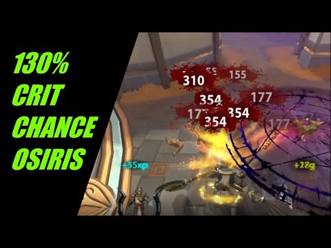 130% CRIT CHANCE OSIRIS IS SO MUCH FUN - Grandmasters Ranked 1v1 Duel - SMITE