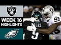 Raiders vs. Eagles | NFL Week 16 Game Highlights