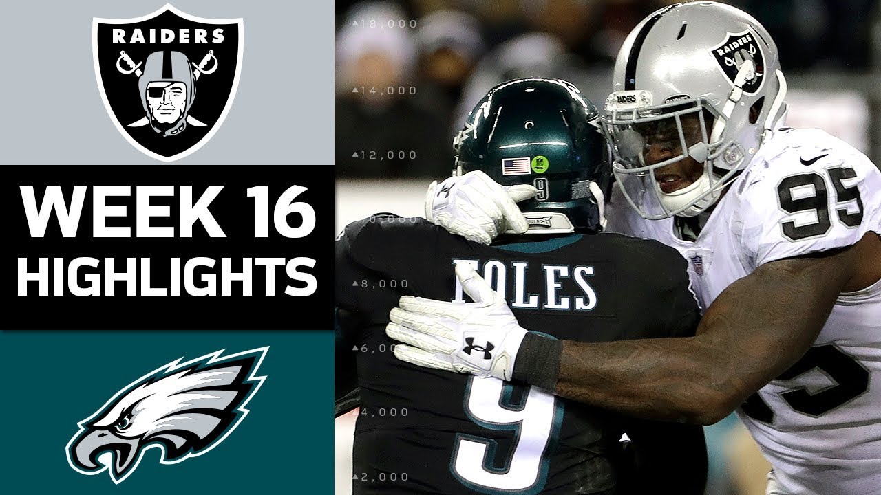 Raiders vs. Eagles | NFL Week 16 Game Highlights