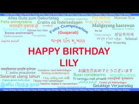 Lily   Languages Idiomas - Happy Birthday