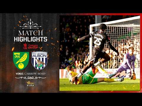 Canaries fügen Baggies eine Niederlage in der vierten Runde zu | Highlights des Emirates FA Cups ...