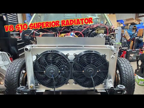 V8 S10 Superior Radiator For A Small Block Chevy