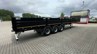 جديدة العربات نصف المقطورة شاحنة مسطحة KAESSBOHRER NEW HEAVY DUTY FLATBED / TWISTLOCK / ALU DROPSIDES / | صورة 4 - Autoline