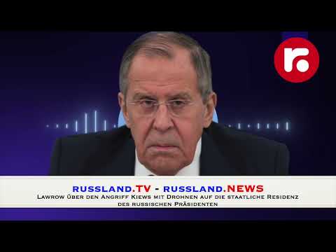 Lawrow über den Angriff Kiews mit Drohnen auf die staatliche Residenz des russischen Präsidenten