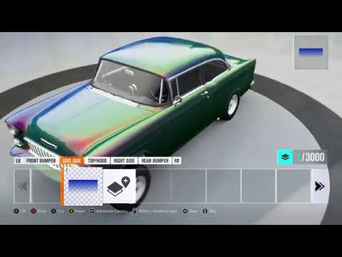Forza Horizon 3 Chameleon Paint Job Tutorial - Color shift Paint Tutorial