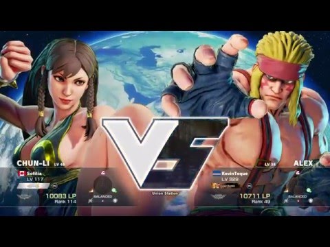 SFV - Sofitia (Chun-Li) Vs KevinTeque (Alex)