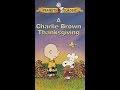 Opening To A Charlie Brown Thanksgiving 1994 VHS 1996 Reprint