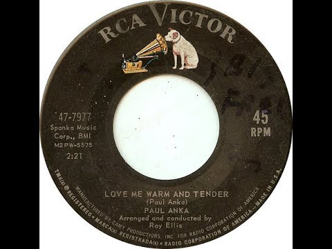 PAUL ANKA - Love Me Warm And Tender
