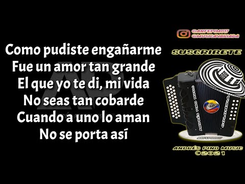 Me Toco Perderte - Los Chiches Vallenatos | Letra