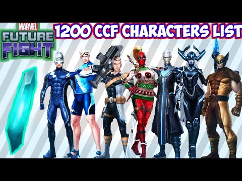 [Top 1200 CCF Characters Ranking List] in marvelfuturefight #MFF #RKMFF #1200ccf