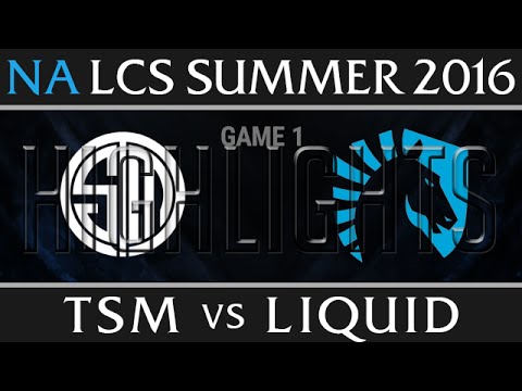 TSM vs Liquid Game 1 Highlights - NA LCS Week 1 Summer 2016 - Team Solomid vs TL G1