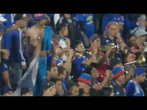 "Dicen que estamos mal de la cabeza LOS DE ABAJO U de Chile vs Cruzeiro libertadores" Barra: Los de Abajo &bull; Club: Universidad de Chile - La U