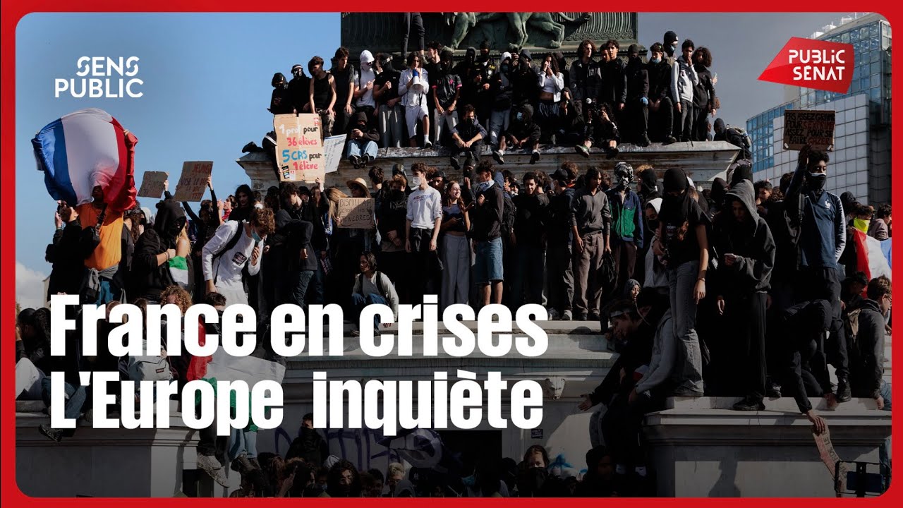 Illustration: Manifestations lycéennes en France : entre crise sociale et tensions économiques
