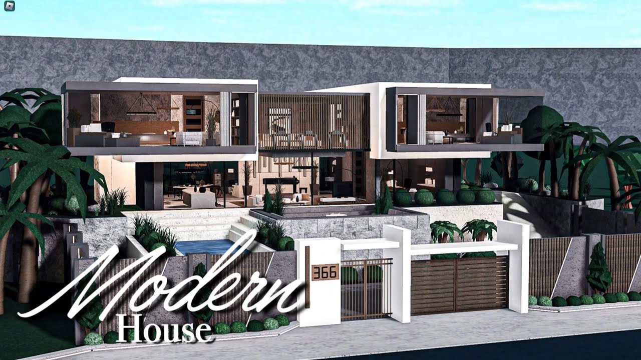 Modern Mansion (No Large Plot)  | Bloxburg House Build