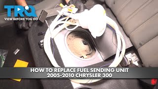 How to Replace Fuel Sending Unit 2005-2010 Chrysler 300