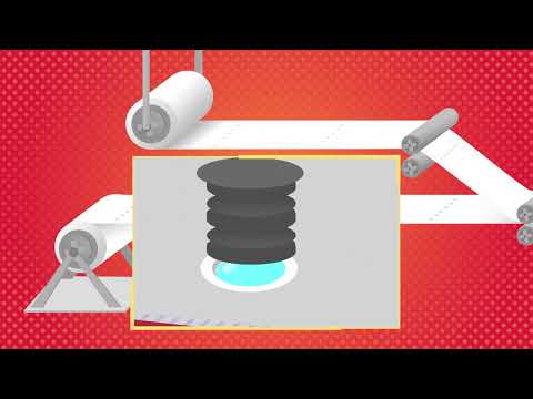 Style sample: Hand Wetted Paper how-it's-made animation