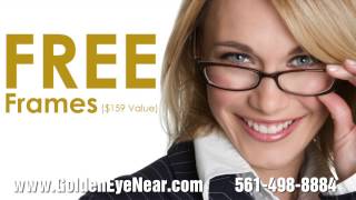 preview picture of video 'Golden Eye & Ear Thousands of frames in Stock  1-561-498-8884'