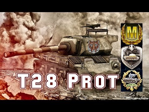 T28 Prototype world of tank blitz Feat ECTIGER Aced gameplay 7kills