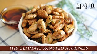 ROASTED SPANISH MARCONA ALMONDS: with Honey & Rosemary