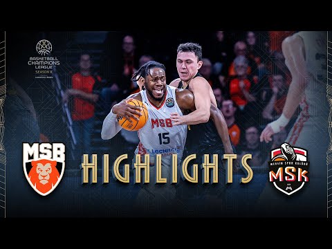 Le Mans Sarthe Basket v Mersin Sports Club | Play-Ins Highlights | #BasketballCL 2025-26