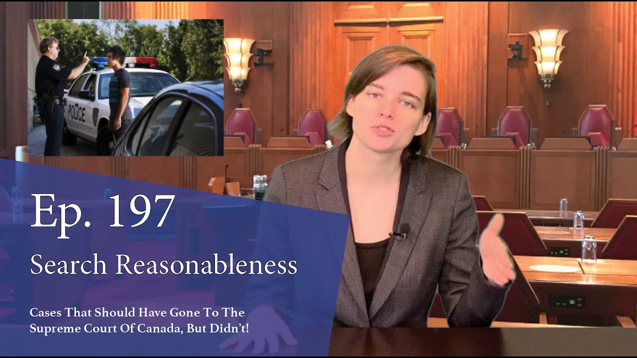 Search Reasonableness: Cases That Should Have Gone to the Supreme Court of Canada, But Didn’t