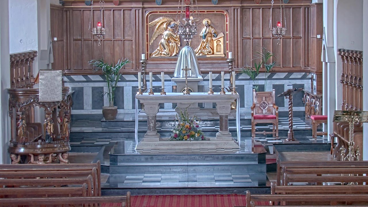 Live webcam view of Our Lady of Lourdes Altar
