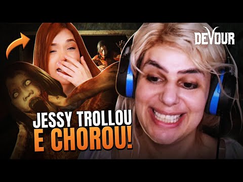 FIZEMOS a JESSY CHORAR ensinando ELA JOGAR Devour 👊😭