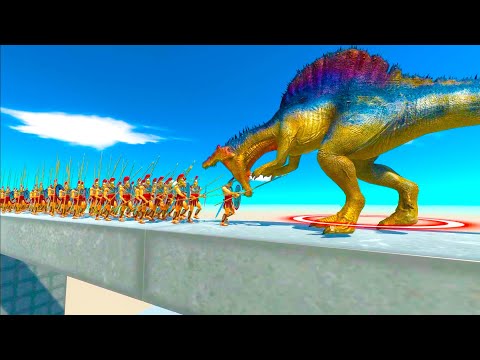 Can Spartans Army Defend The Bridge Vs All Units ► Animal Revolt Battle Simulator