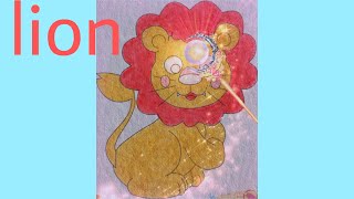 tô màu con sư tử biến hình
