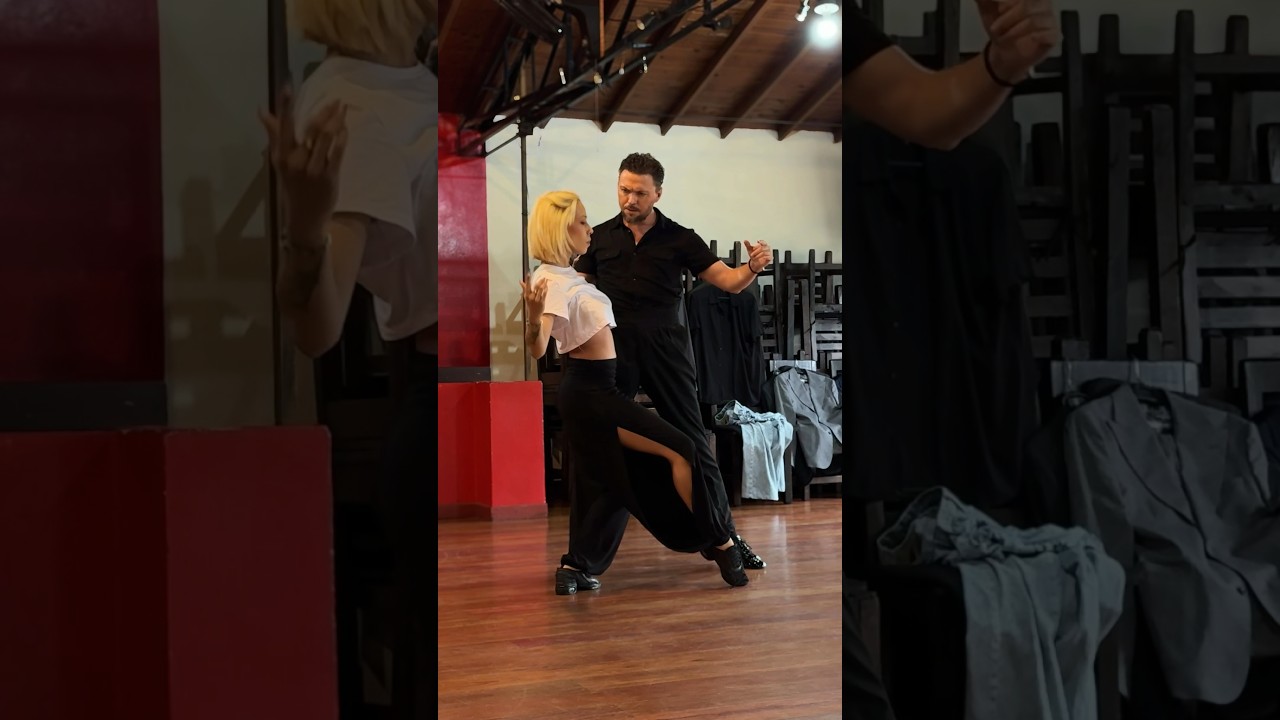 Tango choreography for a new dance couple from Dmitry Vasin & Stefany Ortiz