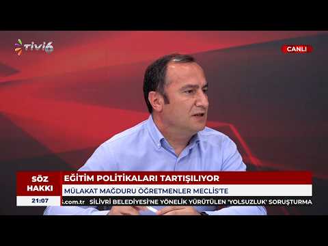 Eğitim-İş Genel Başkanı Kadem Özbay - Söz Hakkı Programı - Tivi6 | EĞİTİM İŞ
