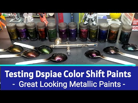Testing Dspiae Color Shift Metallic Paints - Beautiful Deep Colors