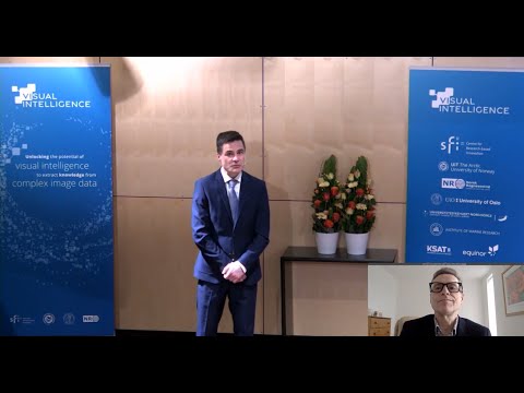 Opening lectures with Mark Girolami and Erik Steen at SFI Visual Intelligence