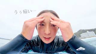 想像以上の波のゴツさに惨敗…そしてまたケガしました【鴨川】