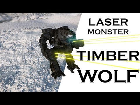PULSE LASER WOLF - TIMBER WOLF BUILD | Mechwarrior Online Builds #1