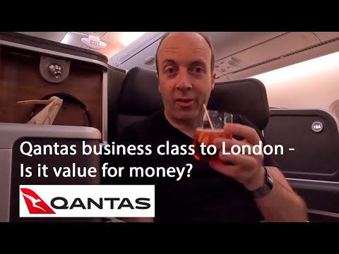 Flying Qantas A380 Business Class | Singapore to London FULL Experience