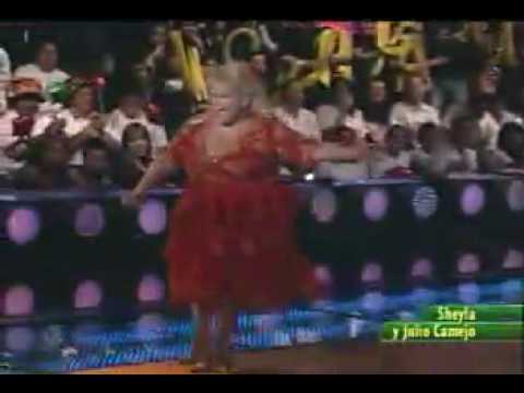 Sheyla Bailando con Julio Camejo