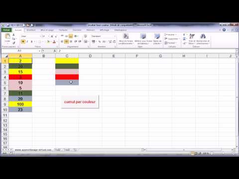 comment colorer cellule excel