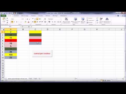 comment colorer cellule excel