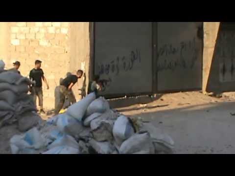 اشتباكات بين مقاتلي كتيبة جعقر الصادق وقوات النظام في حي التضامن في مدينة دمشق