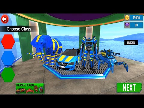 Spider Tank Robot Car Game – Elephant Robot Transformation Game – Mega Robot Battle ANDROID GAMEPLAY