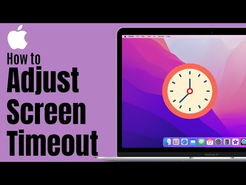 How to Adjust Screen Timeout on MacBook | Change Screen Lock Time