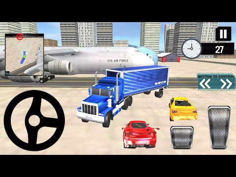 Modern Car Transporter Plane - Sports Cars Transport - Android Gameplay #Level 8