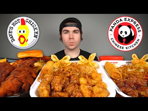 DAVE'S HOT CHICKEN AND PANDA EXPRESS MUKBANG!