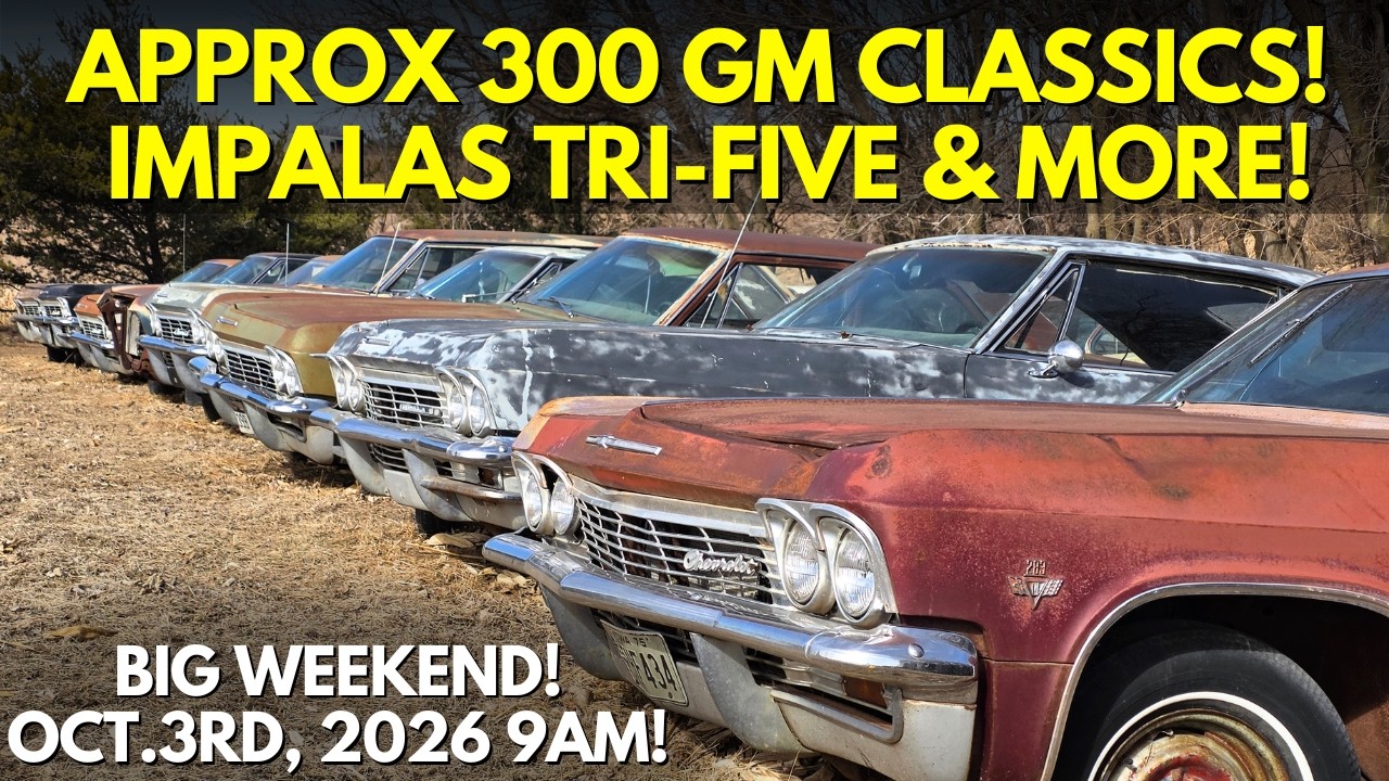 Amazing GM Auction! Approx. 300 Classics! Impalas & More!