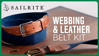 A DIY Belt Anyone Can Make! | Sailrite Webbing & Leather Belt Kit