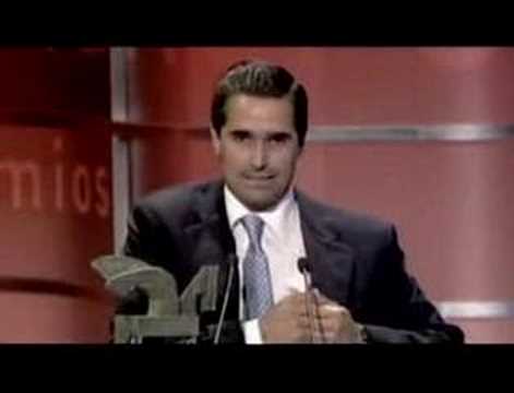 Bernardo Gomez recibe premio Ondas 2006