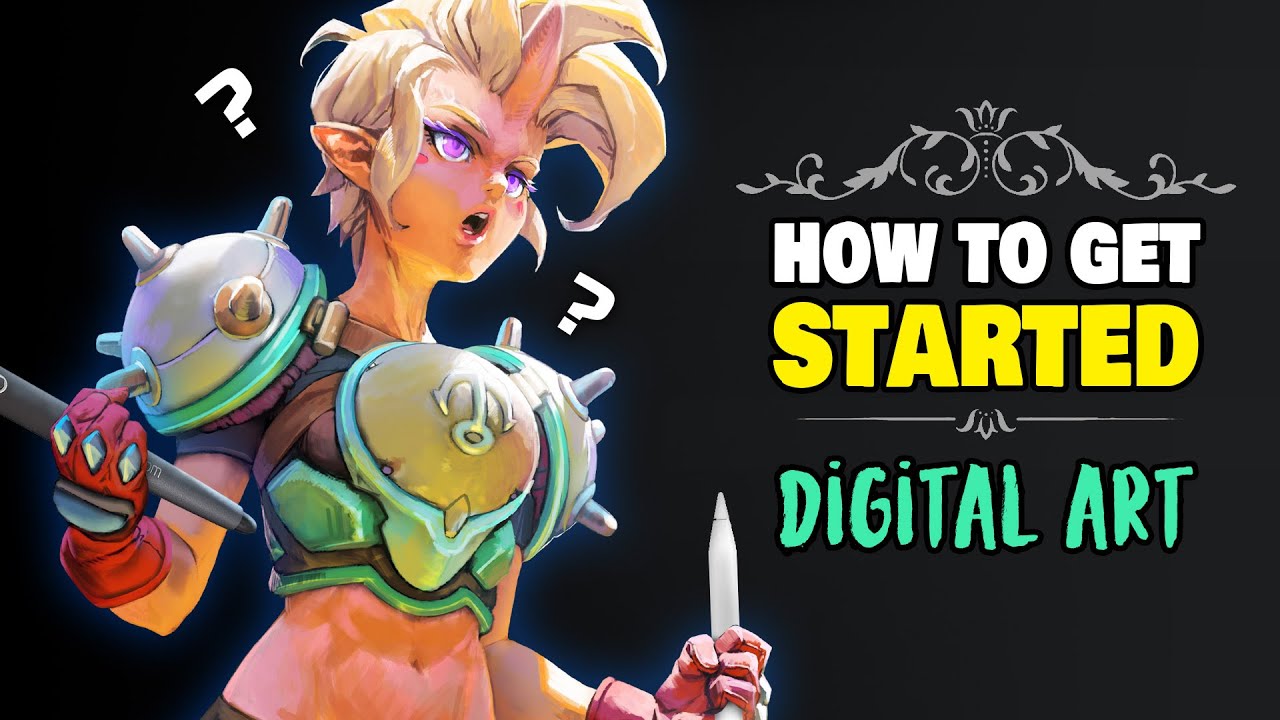 THE BEGINNER'S GUIDE TO DIGITAL ART (from an art teacher)