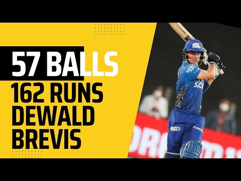 Dewald Brevis 57 Balls 162 Runs | Fastest 150 | Baby Abd