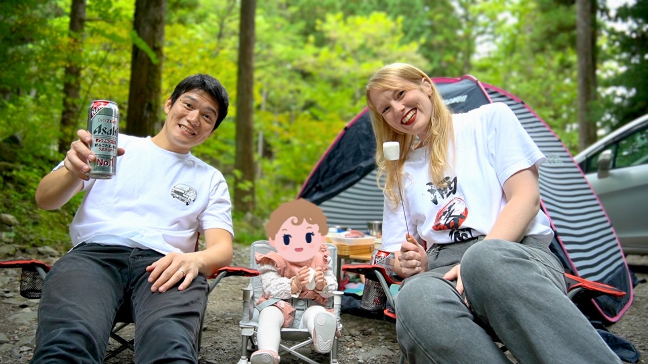 Toddler’s First Outdoor Adventure | A New Chapter After Van Life 🏕️ [Yamanashi Day Trip + Wagyu BBQ]